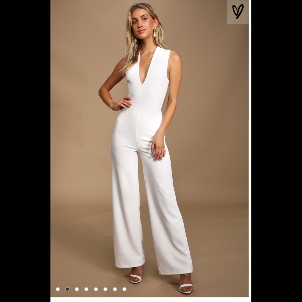Lulu’s Thinking Out Loud Backless Jumpsuit